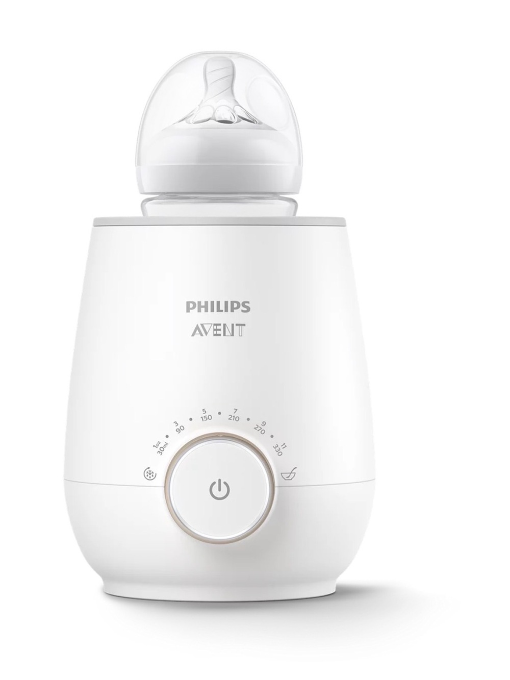 Avent White Bottle Warmer – Fast, Gentle Bottle & Food Heating